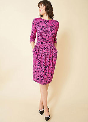 Vivance Paisley Print Dress