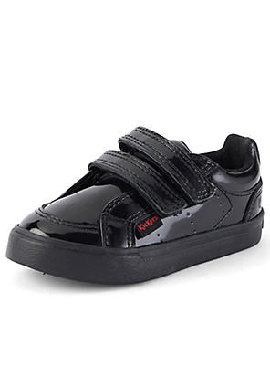 Kickers Kick T Patent Infants T Bar Shoes Freemans