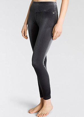 Calzedonia Leggings - Trousers - mottled dark grey 