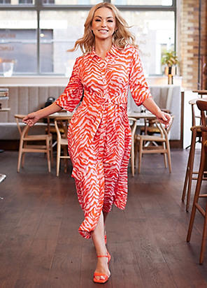 Floral Print Wrap Ruffle Hem Midaxi Dress by Love Mark Heyes