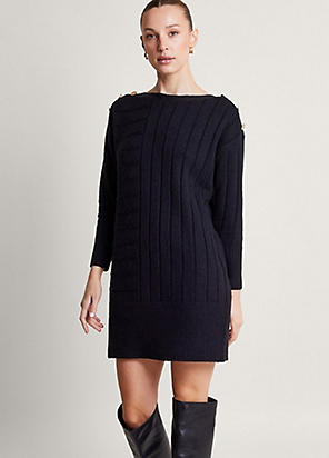 Phase Eight 'Dahlie' Knitted Cashmere Blend Jumper Dress