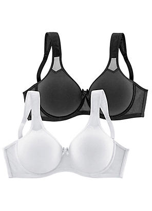 Petite Fleur Pack of 2 Underwired T-Shirt Bras