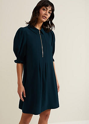 Phase Eight Candice Zip Mini Dress | Freemans