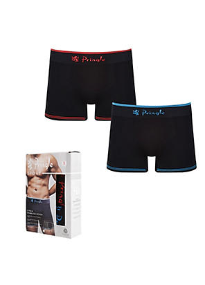 Jeff Banks 3 Pack Black Button Fly Boxer Shorts