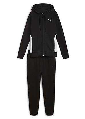 Puma Metallic Hooded Tracksuit Freemans