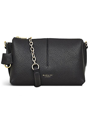 Radley London Dukes Place Dark Butter Medium Ziptop Crossbody Bag