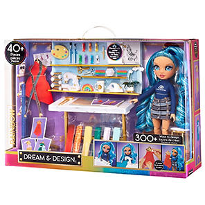 Rainbow High Dream & Design Fashion Studio Playset with Blue Skyler Fashion  Doll