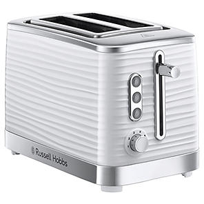 RUSSELL HOBBS CREAM POLISHED STEEL TOASTER 26551 - Morris DIY