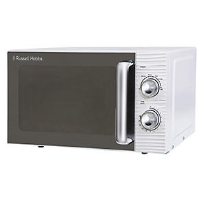 Russell Hobbs Cream Microwave Retro Compact 17L 700W Manual RHRETMM705C