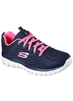 Ladies sports shoes skechers best sale