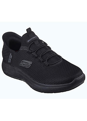 Skechers Heathered Mesh Bungee Slip-Ins W/ Air-Cooled Memory Foam