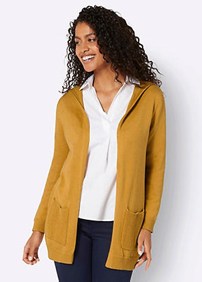 Freemans Cable Belted Oatmeal Cardigan