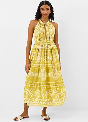 women's dresses casual summer Womens Casual Summer Maxi Dress Flutter Short Sleeve V Neck Smocked A