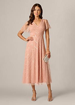 strapless open back dress Adrianna Papell