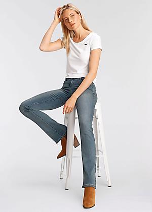 Arizona Contrast Seam Bootcut Jeans