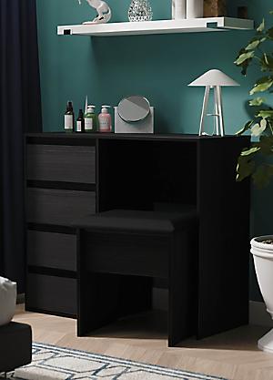 nail polish color with burgundy dress Taupo Chest of 3 Drawers Black