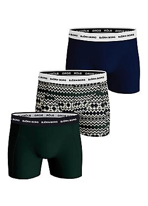 Ben Sherman Mens Boxers 3 Pack Trunks Philip Cotton Blend Designer Underwear