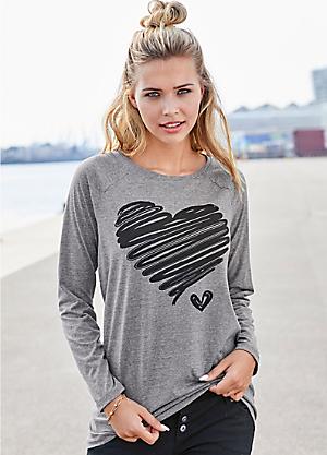 Shop for Grey, Tops & T-Shirts, Womens
