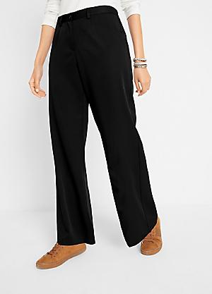 Freemans Black Slim Fit Ankle Grazer Trousers