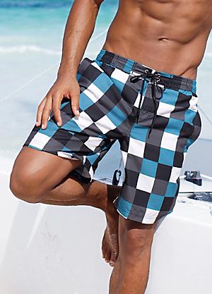 | Checked, Printed Striped Swimwear Mens | Freemans &