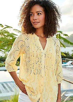 lemon yellow womens tops