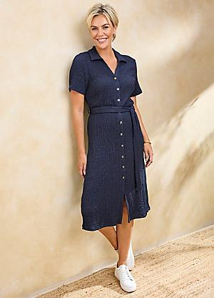knee length dresses for ladies Buy Feathered Grace Cotton Dress | Dresses women