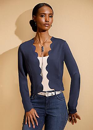 Bolero cardigan navy hotsell