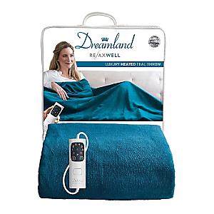 Downland Huggleland Super Cosy Teddy Sherpa Electric Underblanket, Freemans