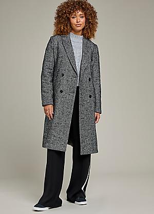 Shop for Black White Coats Coats Jackets Womens online at Freemans