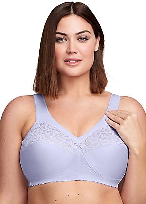 Glamorise Bramour Gramercy Luxe Lace Wire-Free Bralette - Mauve