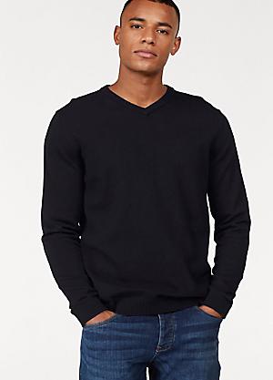 Mens Jumpers Crew Neck Cotton Cashmere Freemans