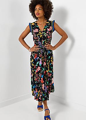 jo brown dresses Joe Browns Autumn Style Dresses Joe Browns Statement Floral Embroidered  Mesh Mini Dress Freemans