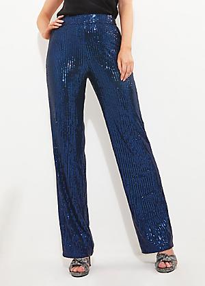 Trousers, Jacquard & Leather Trousers