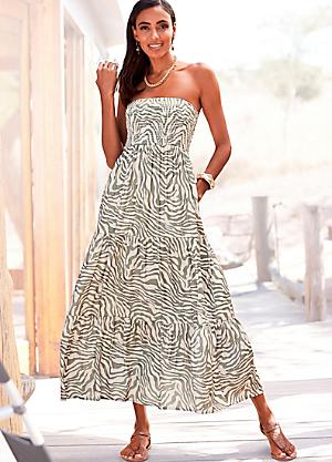 Lascana bandeau maxi dress hotsell