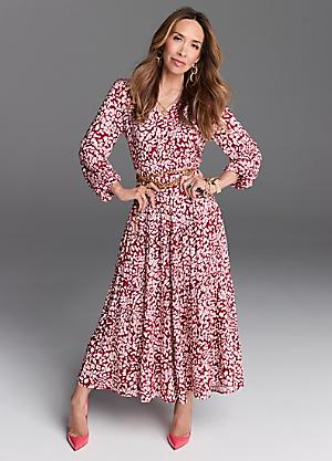 knee length dresses for ladies Denim Midi Shirt Dress main image 0