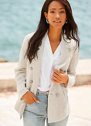 Summer linen jackets on sale ladies