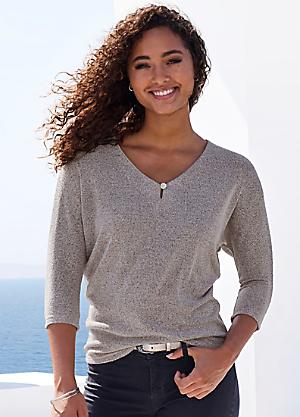 Silver Tops | Silver \u0026 Metallic Tops | Freemans