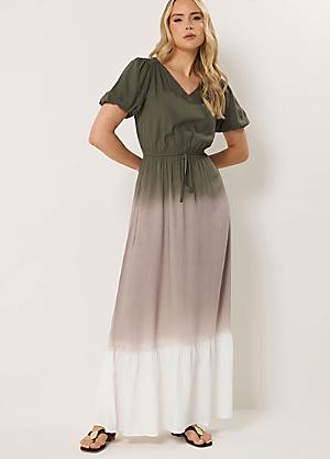 petite empire line dresses Petite Ruched Empire-Waist Maxi Dress – NY COLLECTION