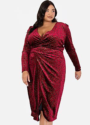 Whistles maia clearance sparkle wrap dress