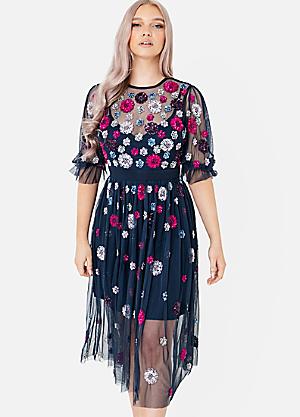 Maya Deluxe EMBROIDERED CAMI MIDI DRESS - Cocktail dress / Party