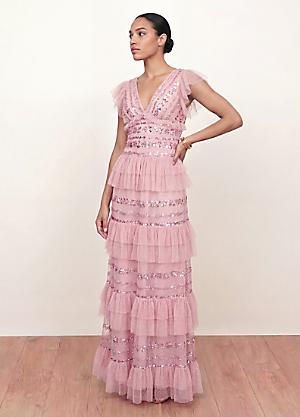 lavender and silver bridesmaid dresses Maya Dress main image 1