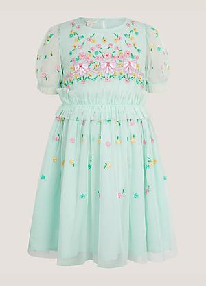 monsoon mint green dress Satin Mint Green Cocktail Midi Dress