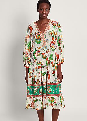 Monsoon siobhan outlet printed dress