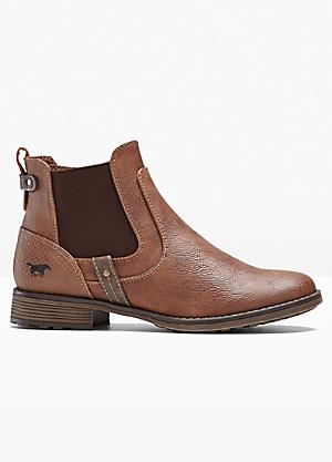 mustang lace up ankle boots