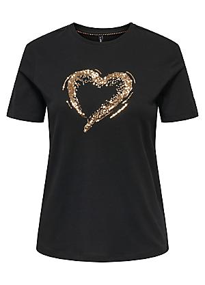 トップス Theredthread S heart fit tops black THEREDTHREAD / ザレッドスレッド】S open tee heart