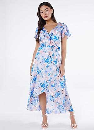 Blue floral hotsell dress quiz