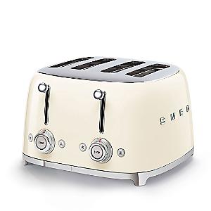 SMEG White 1.7L Kettle And Toaster KLF03WHUK & TSF01WHUK