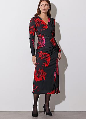 Robe Crayon En Satin Violet Star Par Julien Macdonald - Taille 10 - Neuf Avec étiquettes