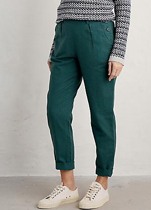 Trousers, Jacquard & Leather Trousers