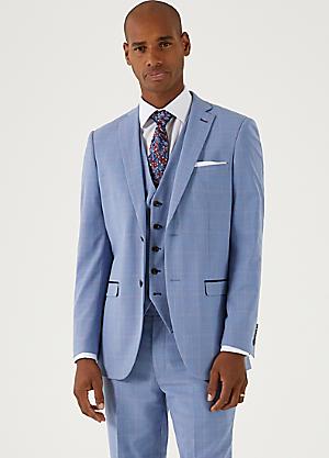 Anello Tailored Suit Grey Check